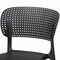Baxton Studio Rae ModernBlack Finished Polypropylene Plastic 4-Piece Stackable Dining Chair Set, PK4 192-4PC-12021-ZORO - alternate 5
